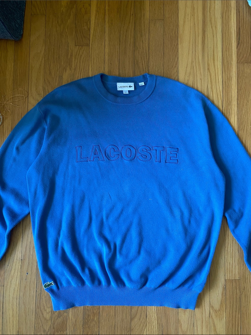 Lacoste Men’s Royal Blue Crewneck Sweater